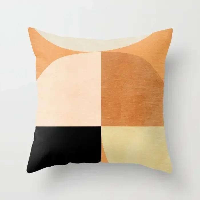 Home Nordic Living Room Decoration Abstract Morandi Sofa Cushion Cover