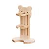 Adjustable Wooden Small Pets Water Drinking Bottle Holder Feeding Bottles Stand Auto Dispenser Holder Guinea Pigs Chinchillas