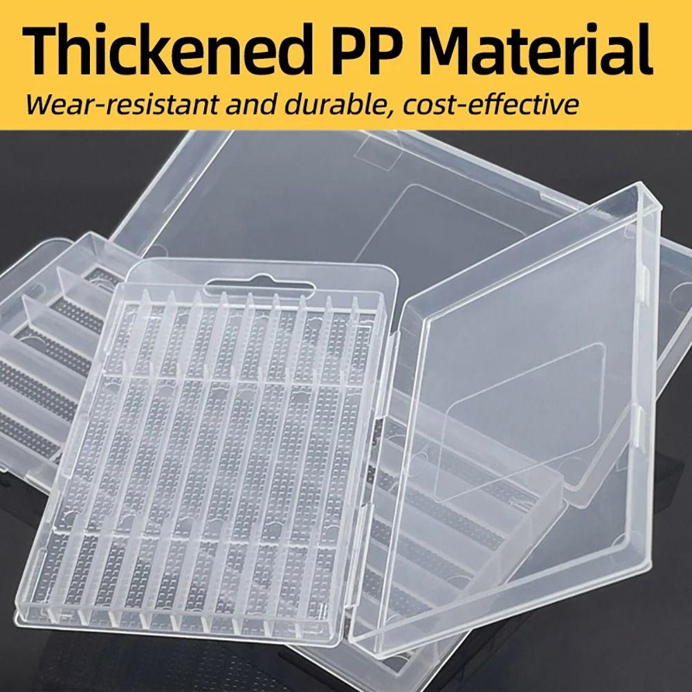 1Pcs Clear Tool Parts Storage Case Plastic Hardware Tool Box For Twist Drill Tap Accessories