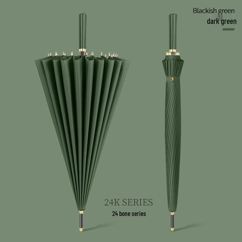D.L.H Automatic 24-Bone Straight Double Rain Umbrella