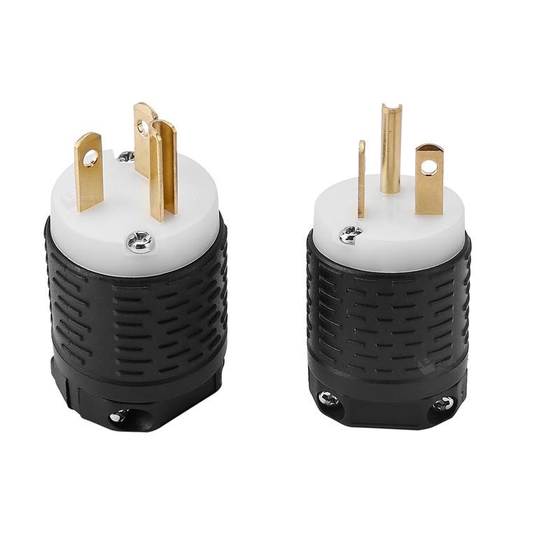 UL-Certified NEMA 6-20P 20A 250V Three-Pin Industrial Power Plug B620P