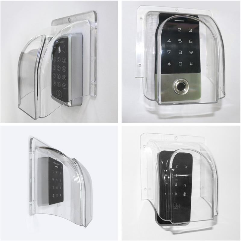 ABS Doorbell Rain Cover,Transparent Doorbell Waterproof Cover Weatherproof Protector Doorbell Attachment Durable