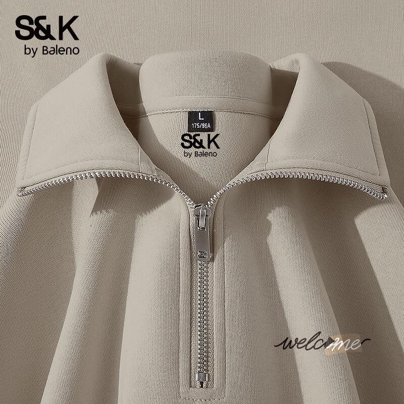 

Baleno Men s S&K Series Stand-Collar Knit Sweatshirt 2XL