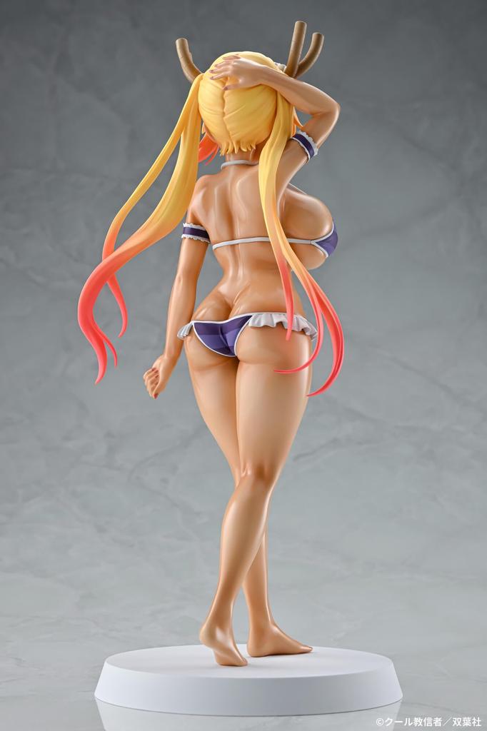 Miss Dragon Tohru Bikini Style Tan Version Scale PVC Painted Complete Figure Q-six Kobayashi's Maid 1/7