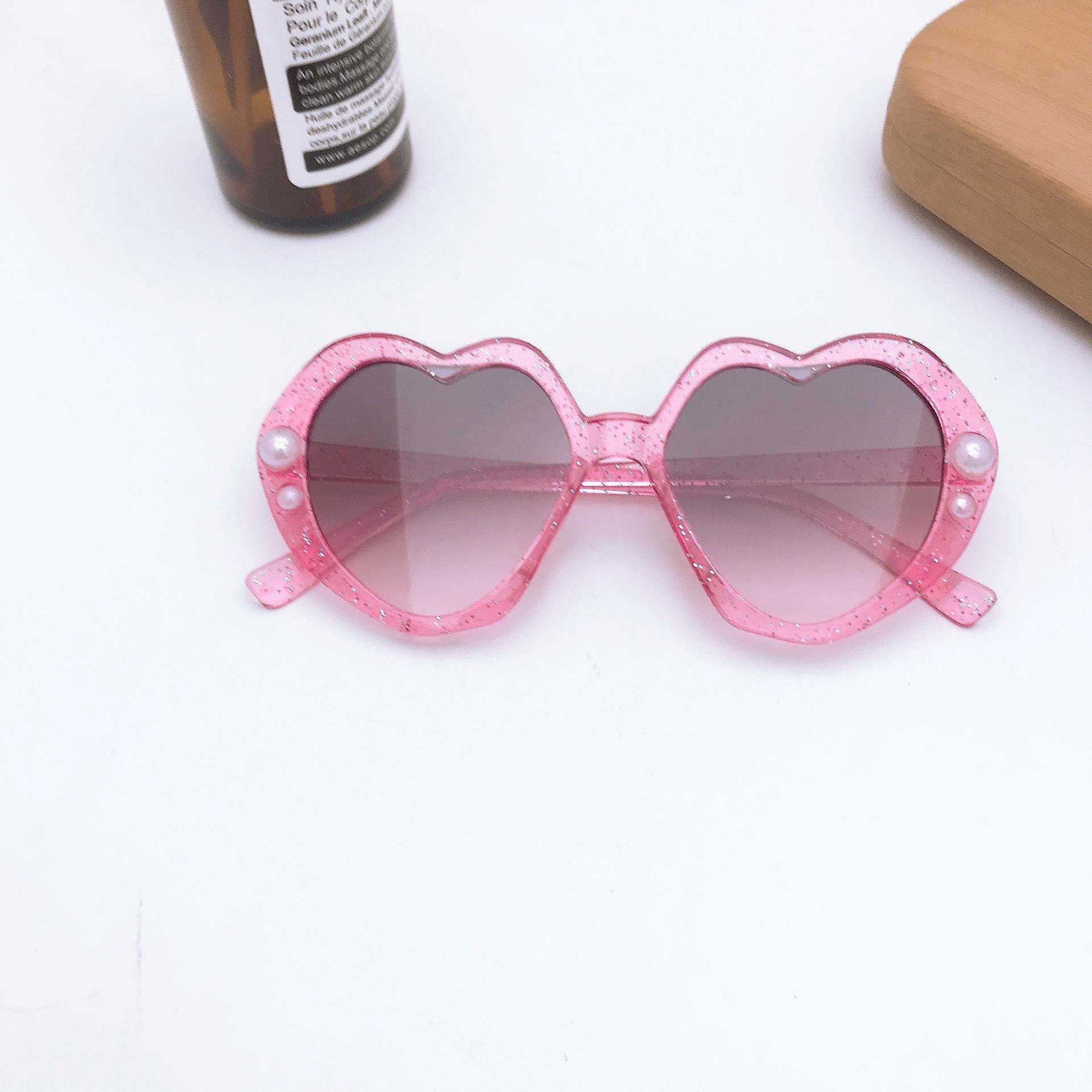 

Солнцезащитные очки Love Girlfriends Pool Party Candy Color Peach Heart Glasses Heart-Shaped Trendy Sunglasses