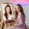 Custom Photo Digital Oil Painting DIY Acrylic Painting Kit - Personalized Portrait Custom Photo Upload, Holiday Gifts, Creative Hobbies
