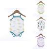 Baby Summer Cotton Sleeveless Romper With Triangular Style For Newborns