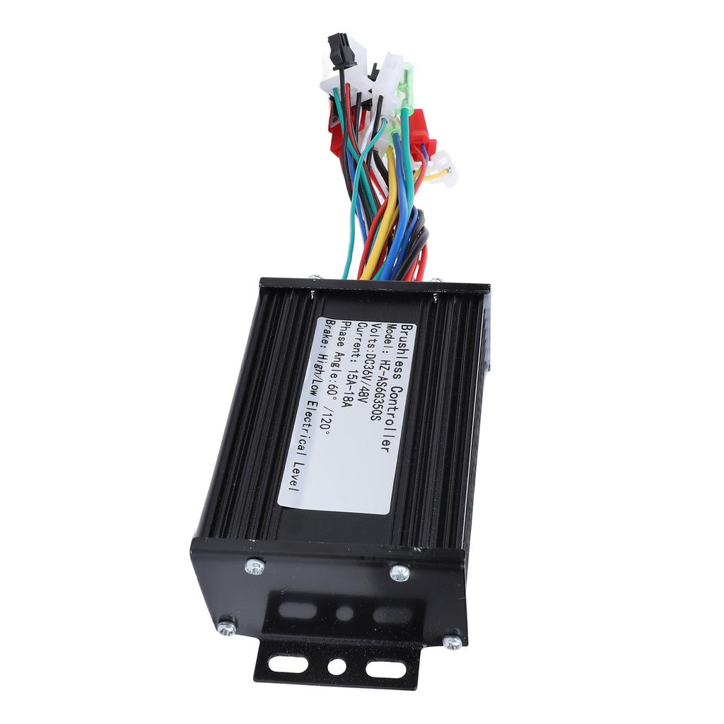 Scooter Motor Controller 36V 48V 350W Aluminium Alloy Good Heat Dissipation Brushless Motor Controller for Electric