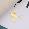 Pin Swallowtail Pin Silver Animal Badge Simple Swallow Brooch  Jeans