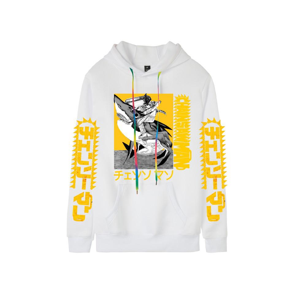 Chainsaw Man Hooded Sweatshirt - European Size Unisex Spring/Autumn Pullover
