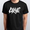GRAVE T-SHIRT All Sizes S M L XL XXL Colours Black, White Male Female