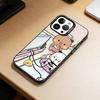 Cute BuBu-DuDu Du  Phone Case For iPhone 17,16,15,14,13,12,11 Plus,Pro Max,XS,Colorful Silver Black Cover