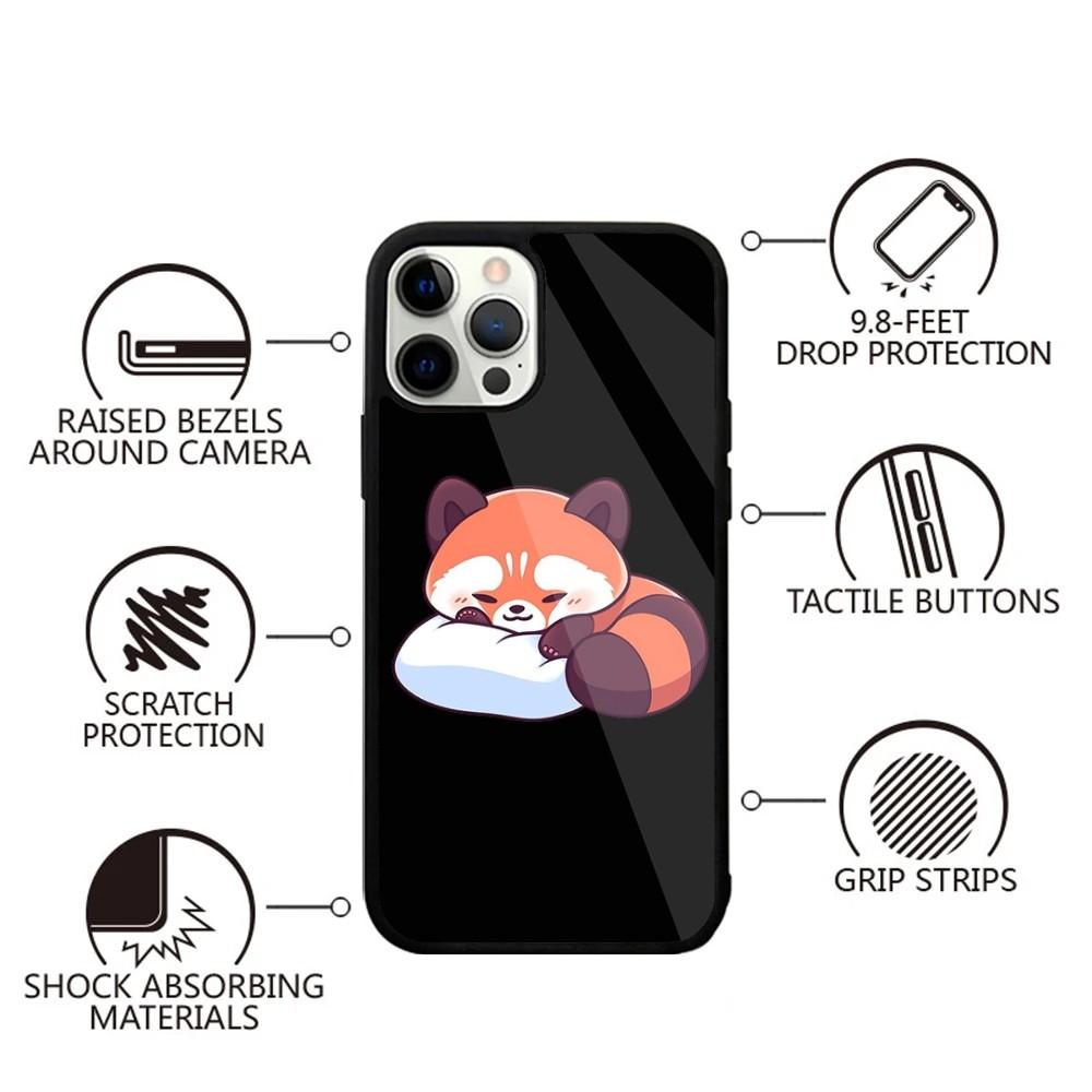Animal Red Panda Cute Phone Case For iPhone 16,15,14,13,12,11,Plus,Pro,Max,Mini Magsafe Magnetic Wireless Charging