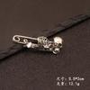 Punk Halloween Vintage Skull Pin Dark Goth Brooch Clothes Waist Accessories