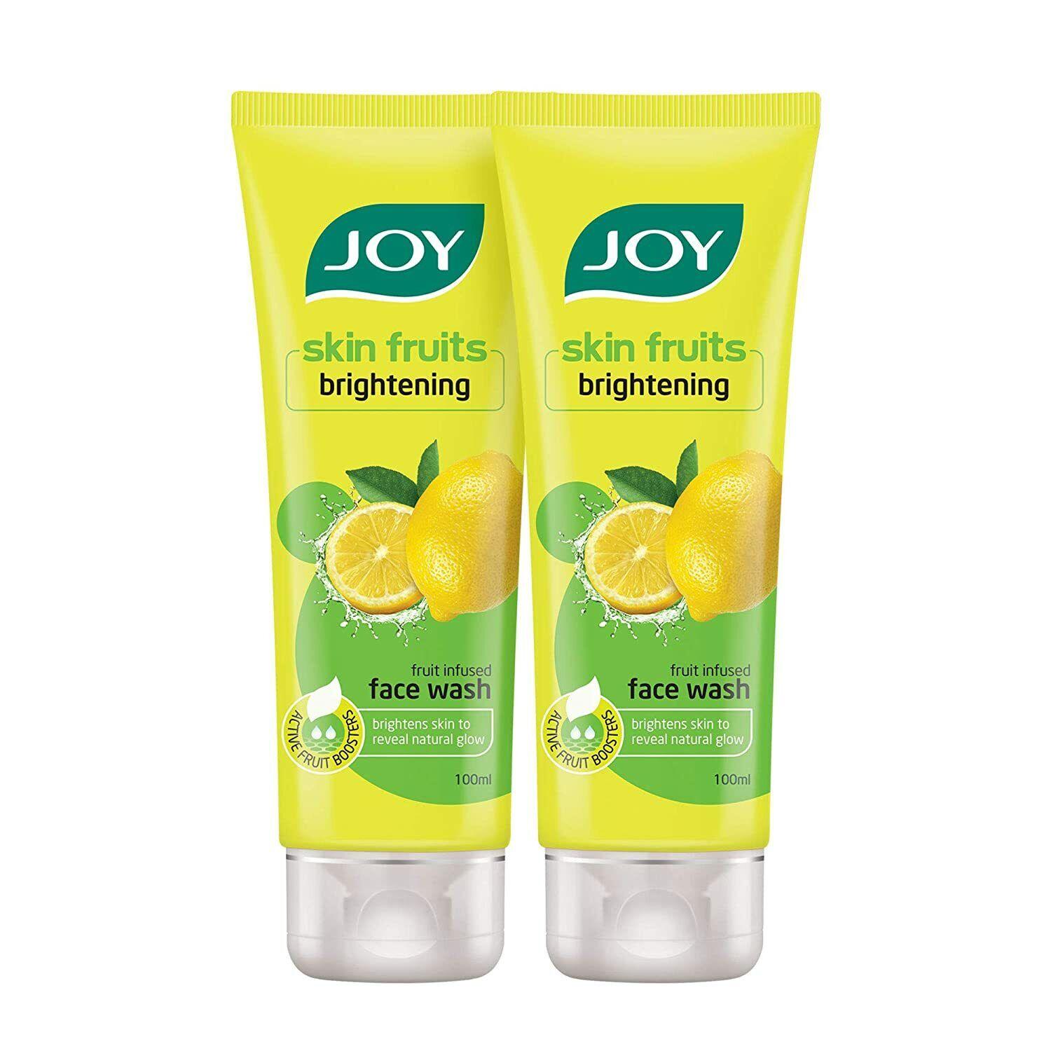 

Joy Skin Fruits, Осветление и сияние кожи — гель для умывания с лимоном, 100 мл (Упаковка из 2 шт.)