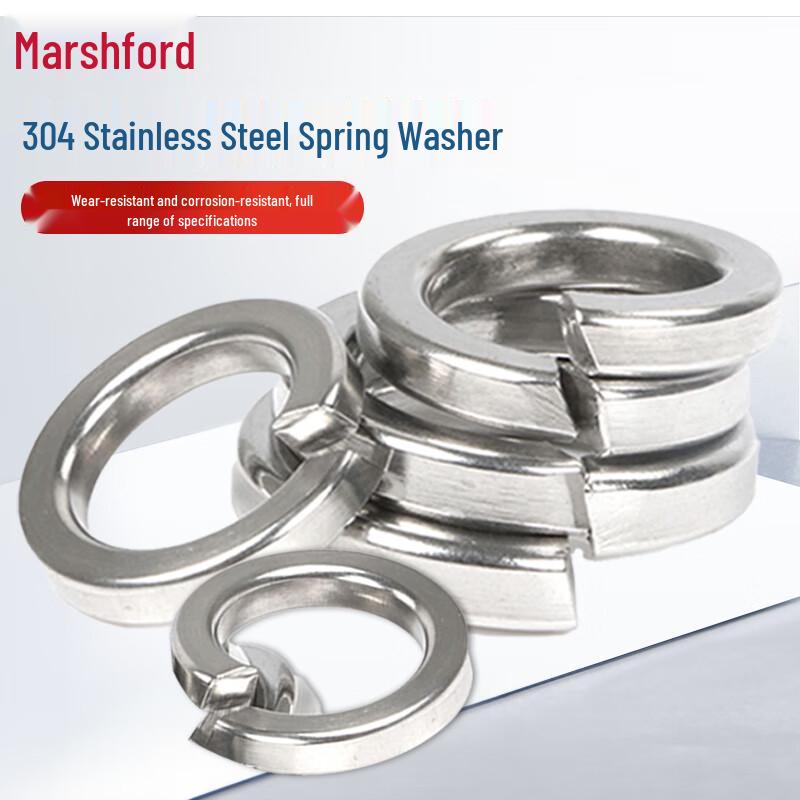 MaShiFu 304 Stainless Steel GB93 Split Lock Spring Washers