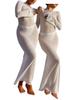 Summer Women's Beach Long Sleeve Backless Dress with Sun Protection