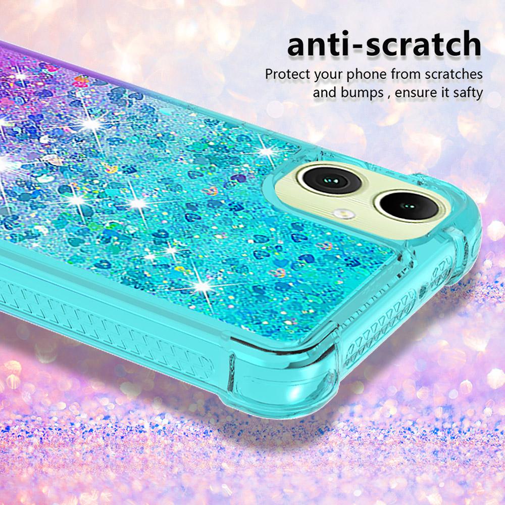 For Samsung Galaxy A05 4G TPU Case Gradient Quicksand Phone Back Cover