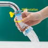 Rotatable Anti-Splash Faucet Extender with Maifan Stone Filter