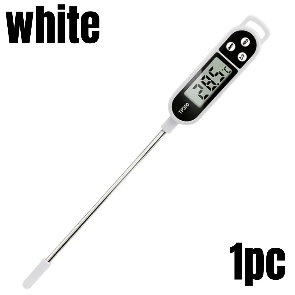 1/2pcs Digital Food Thermometer with LCD Display Meat Temperature Safety Plastic Probe for Home Cooking BBQ Use Kitchen Gadgets