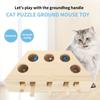 Entertain and Stimulate Your Cat with Our Interactive Wooden Catch Mice Game – Perfect PET-Tential for Educated Felines!