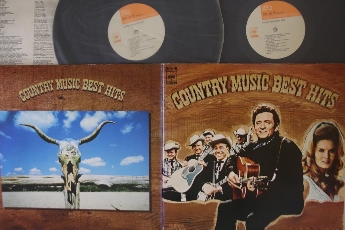 

LP Record VARIOUS - Country Music Best Hits SOPV1034 CBS SONY Japan Folk Used