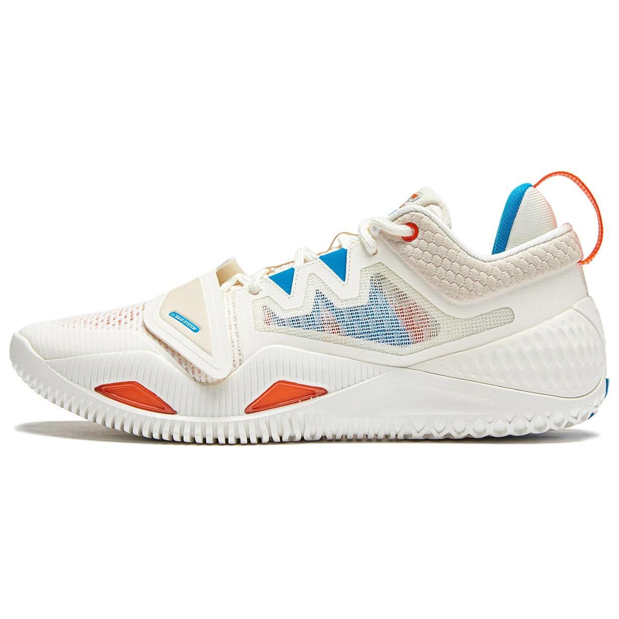 Li-Ning BadFive Furious 2 Beige Blue Orange Men s ABFU011-3 EU 47⅔