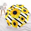 1pc Sunflower Print Folding Umbrella With Excellent UV Protection, 8 Ribs Casual Durable Lightweight Portable Travelling Umbrella For Men &
