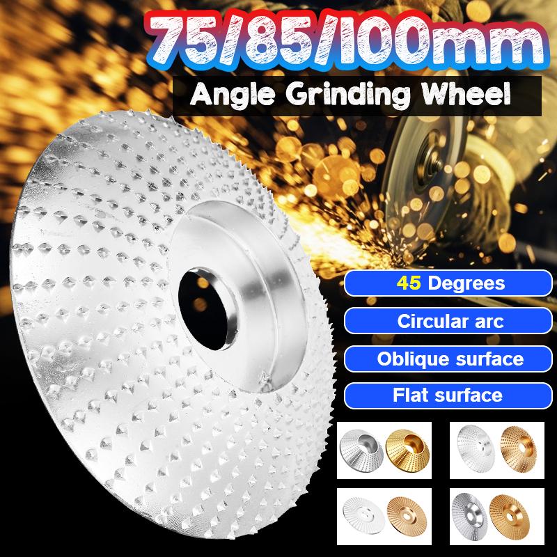 Angle Grinding Wheel Wood Sanding Carving Shaping Disc Flat Oblique Circular arc