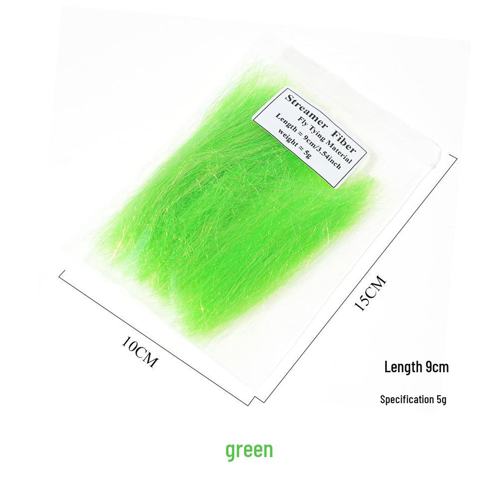 Combed Ice Silk Fiber Fly Fishing Jig Head & Nymph Tying Material