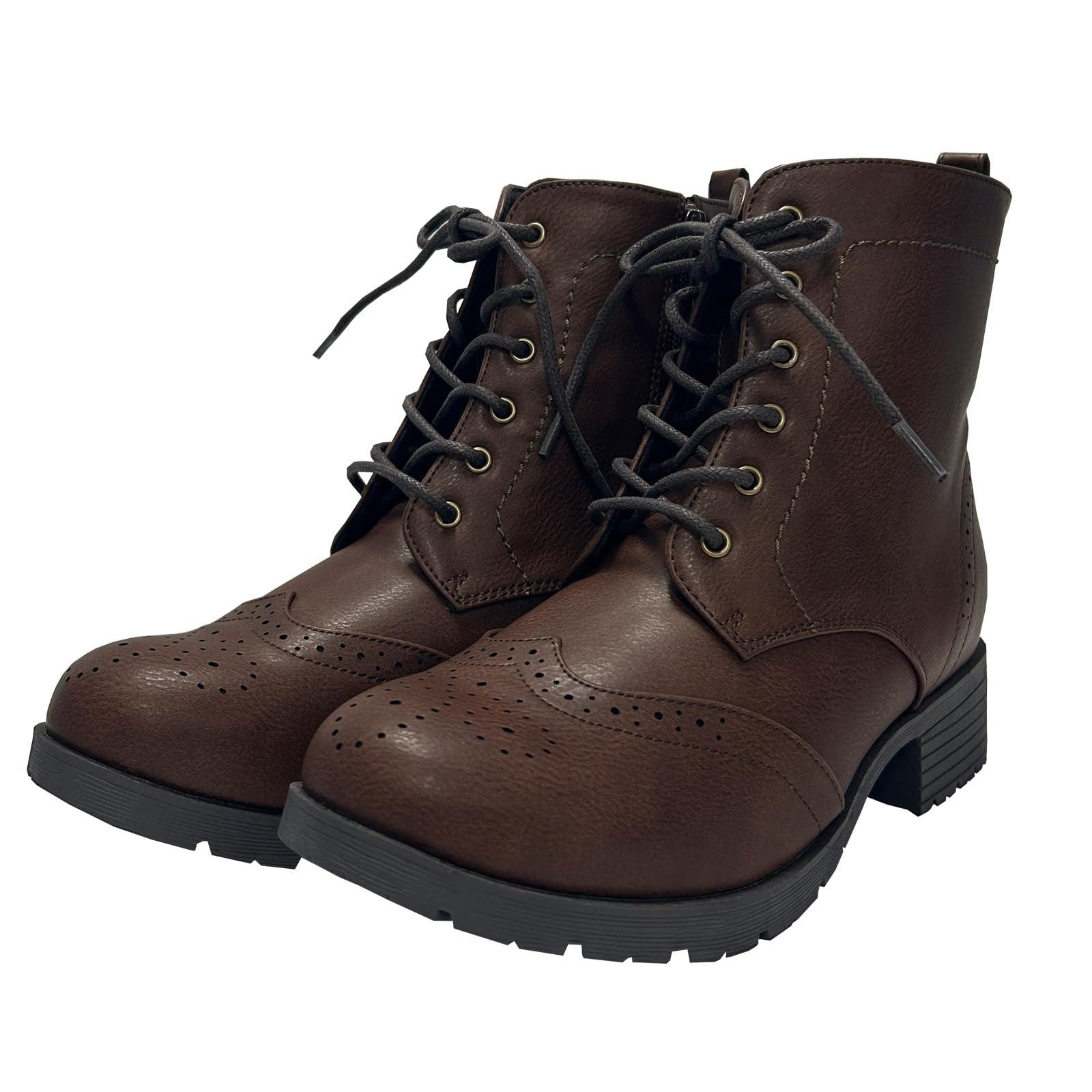 

Женские короткие ботинки на шнуровке maRe maRe, Водонепроницаемые, Боковая молния, Коричневые, Размер M