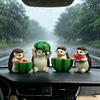 4 Stück Mini-Igel-Figur Niedlicher Wassermelonen-Igel-Schmuck Sammlerstücke Miniatur-Tierfiguren für DIY-Feengarten Kuchendekoration Mooslandschaft