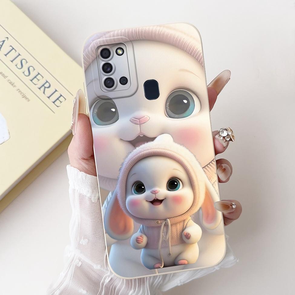For Samsung A21s Case A217F Silicone Cute Fashion Butterfly Love Painted Cover For Samsung A21s Galaxy A21s Phone Case SM-A217M