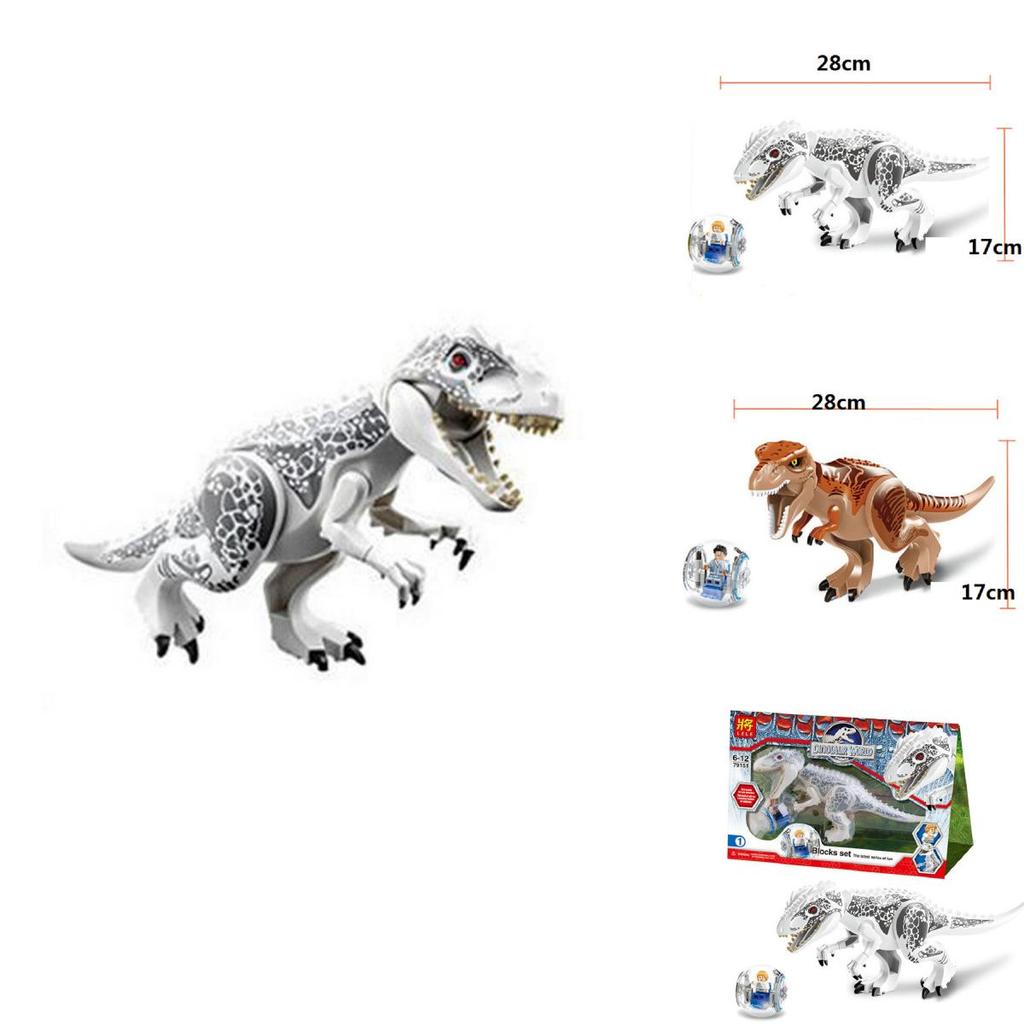 Premium Quality Hot Large Indominus Rex Jurassic World Dinosaur Figure Blocks Set For Imaginative Play