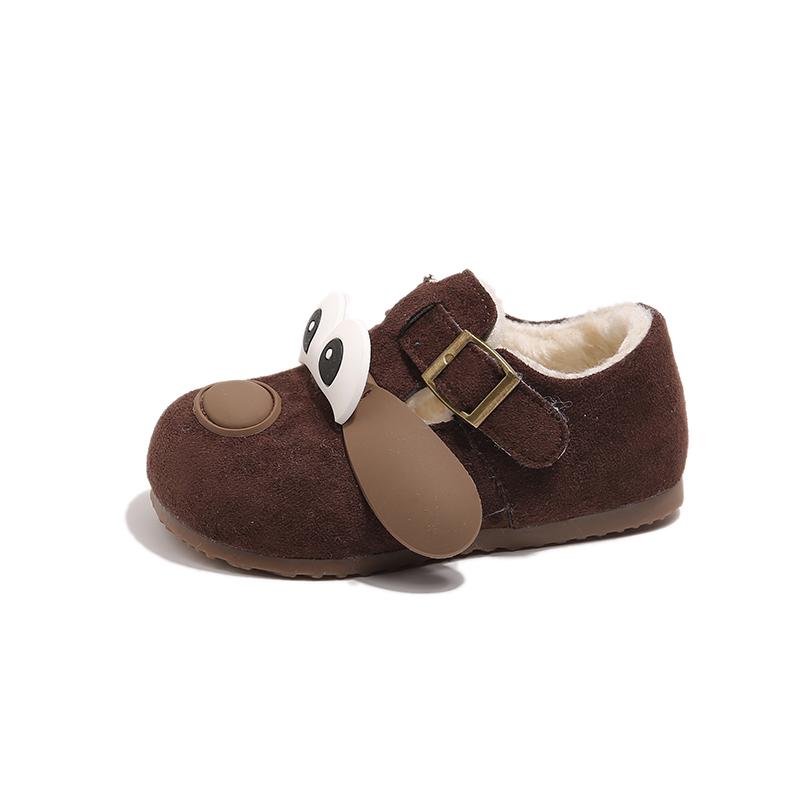 

Cartoon cute big-eared dog cotton shoes for boys and girls winter new baby shoes cotton shoes 25