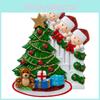 Unique Customizable Diy Resin Christmas Ornament Featuring Santa And Family For Holiday Cheer