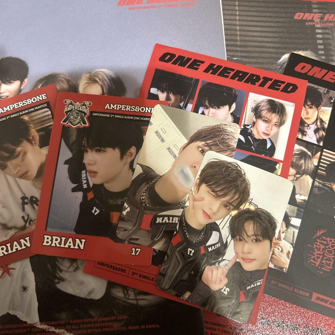 

[USED] AMPERS&ONE ONE HEARTED Single Album Brian Set