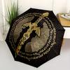 Legend of Zelda Automatic Folding Umbrella with Sturdy Iron Frame, Portable Compact Travel Umbrella All-Season Use Parties030