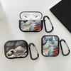 Case For Airpods 2 3 1 Pro3 Pro 4 Pro2 Earphone Cases Cover Japanese Mountain Waves Landscape
