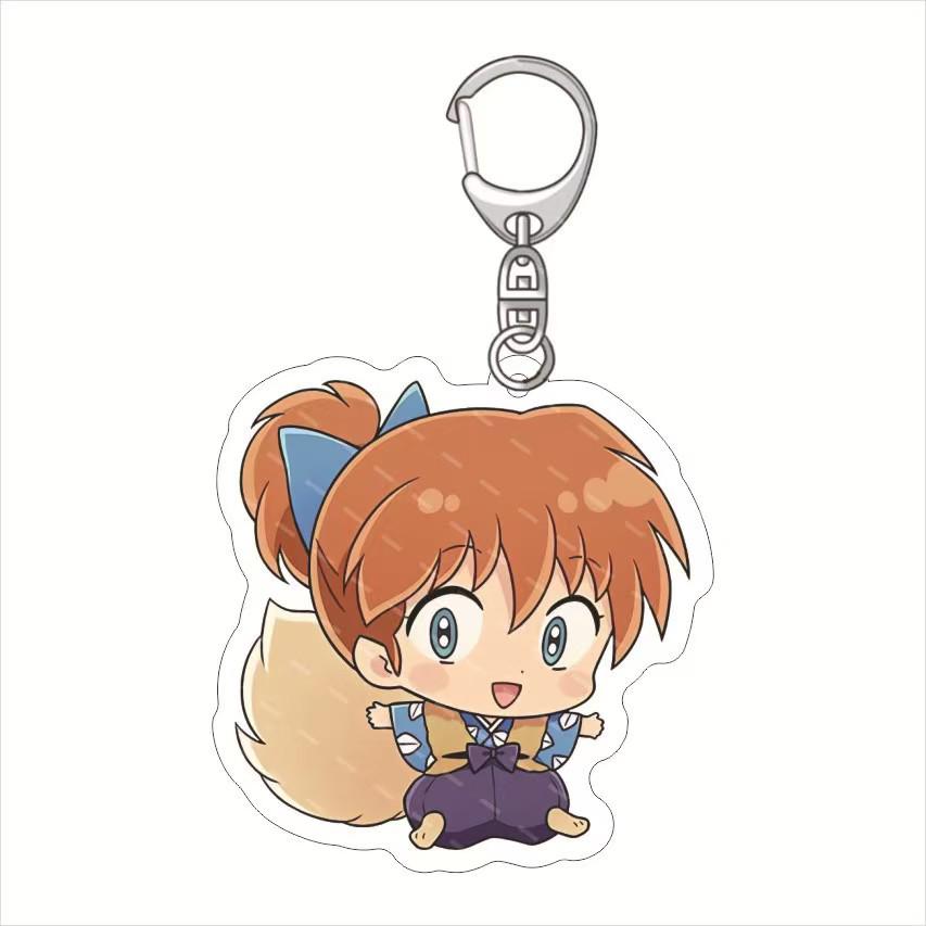 Inuyasha Keychain: Kagome, Miroku, Sango, Shippo & Sesshomaru Charm Set