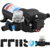 12V High Pressure Water Pump for Motorhome, Caravan, Boat - 45 PSI, 17 L/min, Automatic Switch, Garden Irrigation