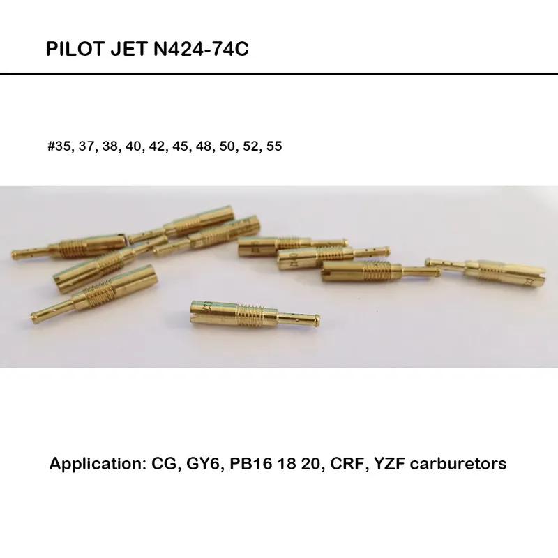 Carburetor Main Jets /Slow Jets For Keihin CG125 150 200 250 CVK24/CVK26 GY6125/150 Pilot Jet/Gicleur Carburetor Vice Injectors