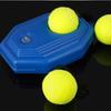 Tennis Training Base with Ball and Elastic Cord Durable Square-Shaped Design for Solo Practice and Skill Improvement