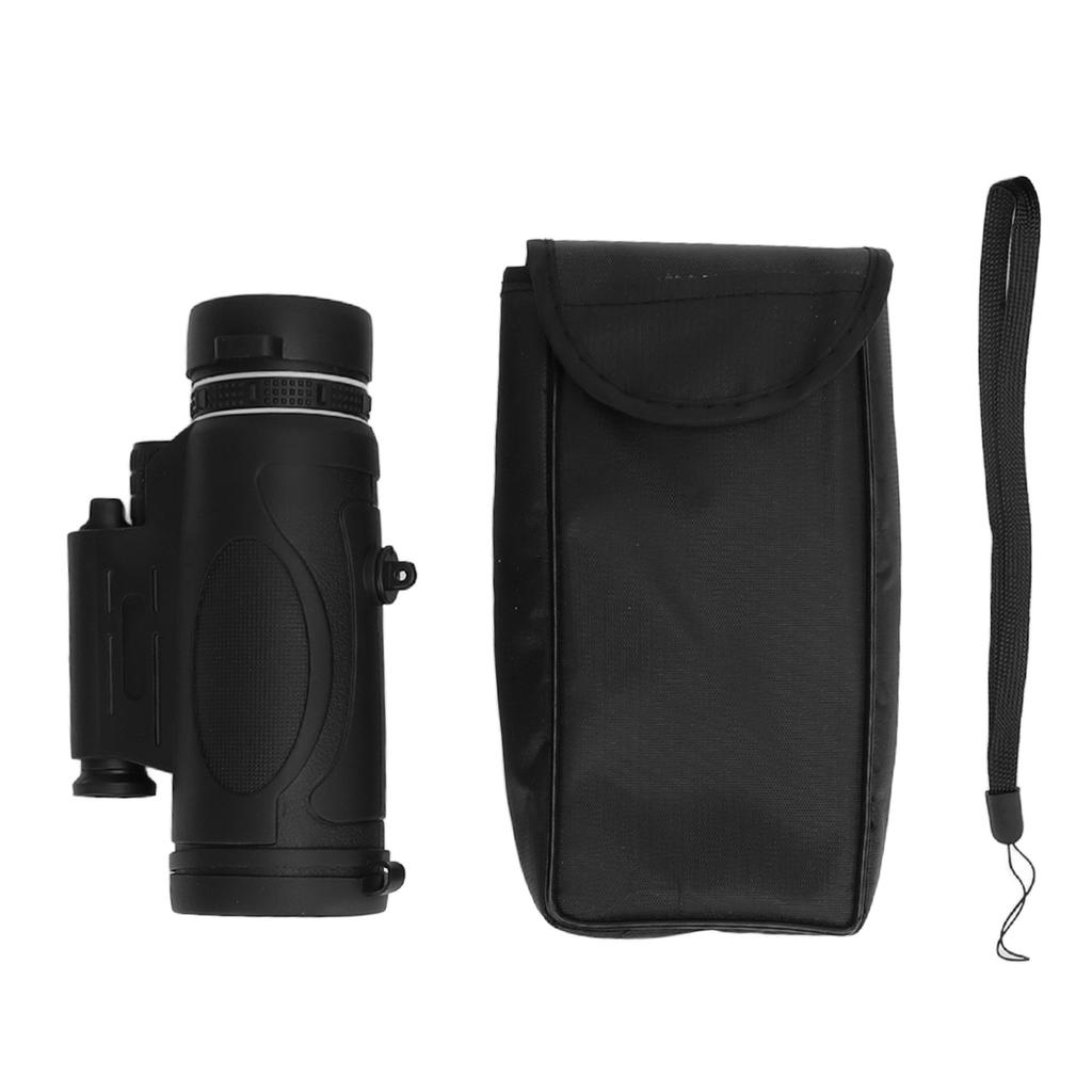 Telescop Monocular 12x50 Viziune Nocturnă la Lumină Scăzută Optic HD Monocular Compact cu Lumină pentru