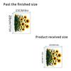 Plants Flowers Sunflowers Butterflies Wall Stickers Toilet Sticker Bathroom Toilet Cover Refrigerator Sticker Wc Decoration