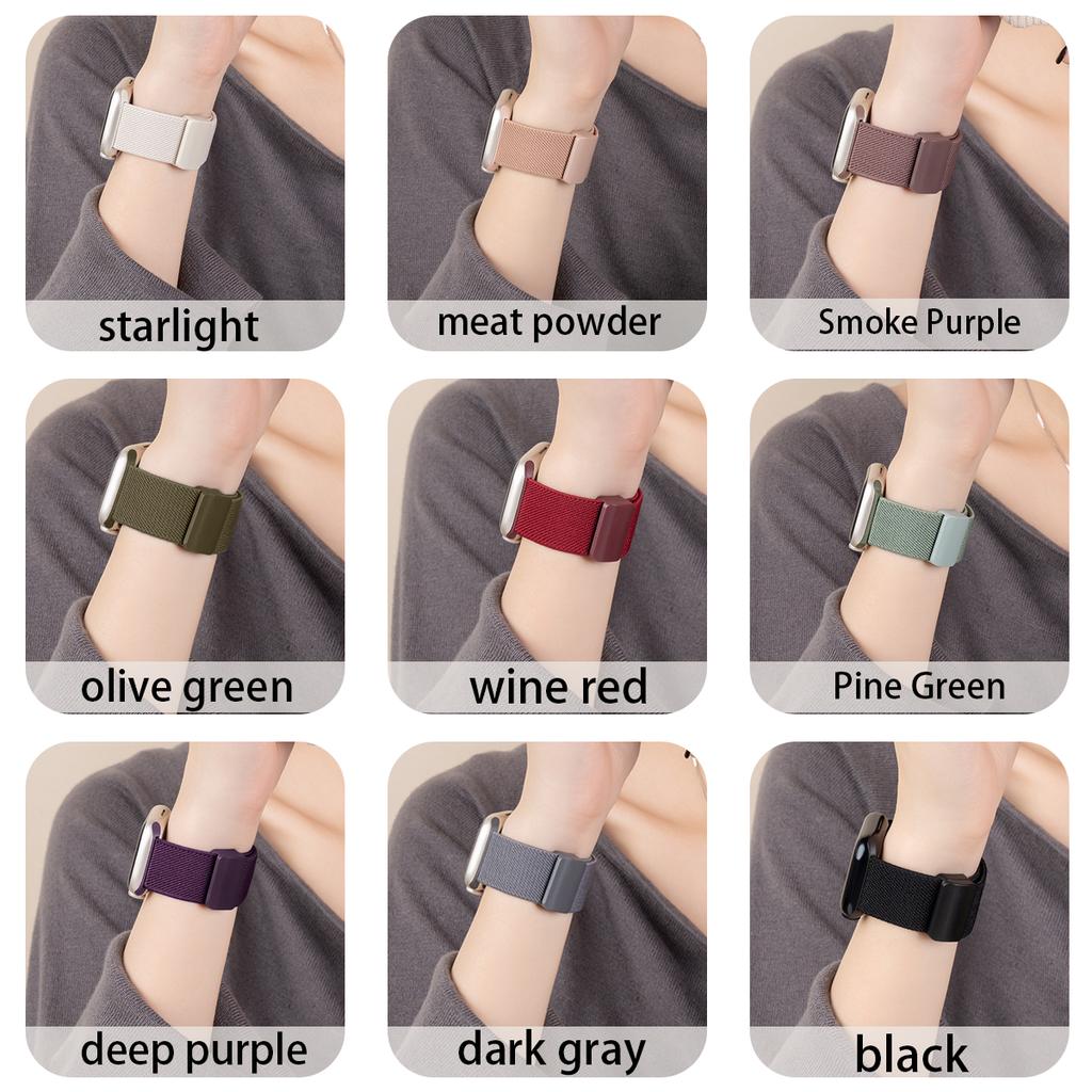 Sportarmband für Apple Watch Armband 46mm 44mm 40mm 42-38-41mm 45mm Atmungsaktives Armband iWatch Serie 10 9 8 7 6 SE 5 3 Ultra 2 49mm