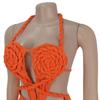C7407 European & American Fashion: Sexy Knit Halter Backless Dress for Women