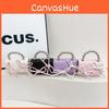 Cute Color-block Kids Shoulder Bag Mini Beaded Child Bag Fashion Bow Children Crossbody Bag Pink
