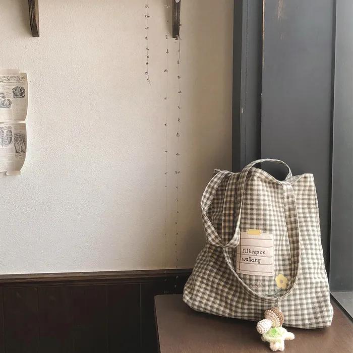 Everyday fabric bag_I will keep on walking
