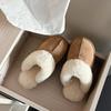 Sangpo 2024 Sheepskin Snow Boots with Heightened Toe Cap & Thick Sole Fur Slippers